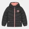 Converse Girls Solid Puffer- Winter Jacket - Black
