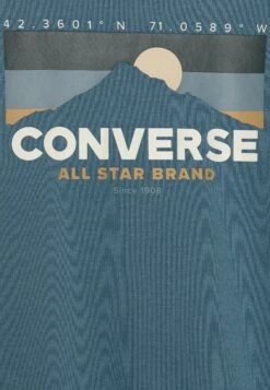Converse Geared Up Blocked Mix Crew Unisex - Sweatshirt - Noble Blue -Converse Store 7647f777e77e4c98a0fb84db4d8f1194