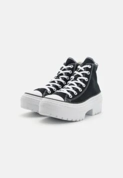 Converse CHUCK TAYLOR ALL STAR LUGGED HEEL PLATFORM - High-top Trainers - Black/white/egret -Converse Store 76b8b5c0509f4bd88335a3b728e43fa9