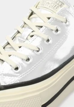 Converse CHUCK TAYLOR ALL STAR LIFT DOUBLE STACK - Trainers - Silver-coloured Metallic/egret/black -Converse Store 77a3785981894ebd9cfc29cc4b25a1ba
