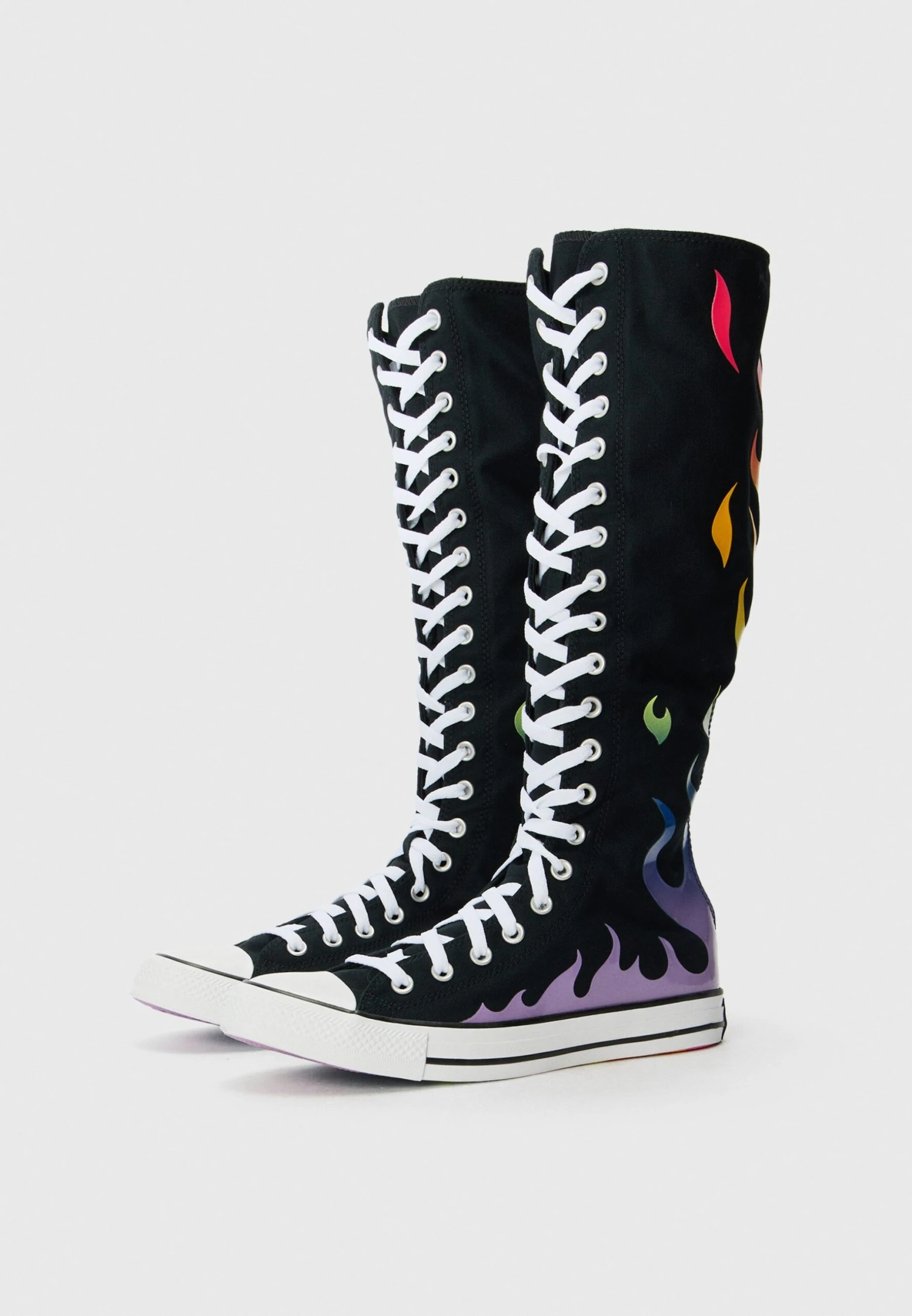 Converse CHUCK TAYLOR ALL STAR - High-top Trainers - Black/chaos Fushia 2 Converse CHUCK TAYLOR ALL STAR - High-top Trainers - Black/chaos Fushia - Image 2