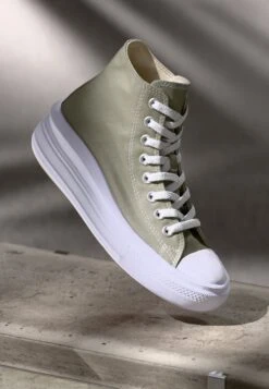 Converse CHUCK TAYLOR ALL STAR MOVE PLATFORM - High-top Trainers - Light Field Surplus/white