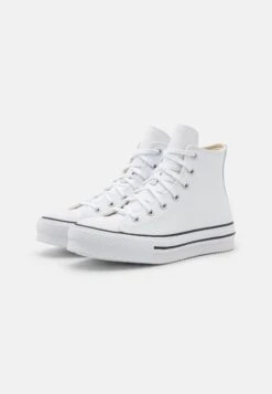 Converse CHUCK TAYLOR ALL STAR LIFT PLATFORM - High-top Trainers - White/natural Ivory/black -Converse Store 7a89562f1ef240e49bbfdd710e4b069b