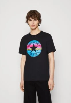 Converse Go To Coastal All Star Unisex - Print T-Shirt - Black