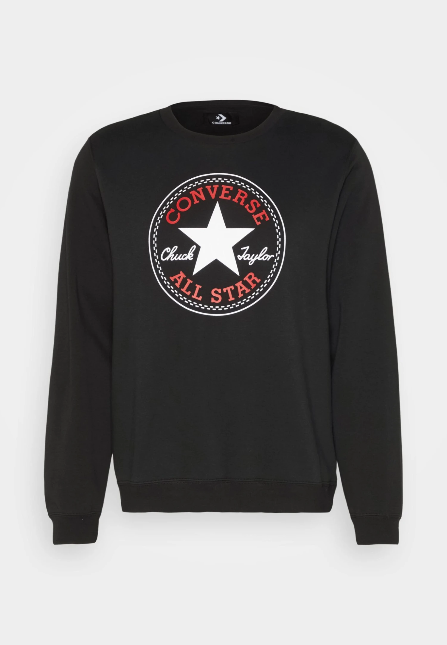 Converse Go To All Star Patch Crew Unisex - Sweatshirt - Black 5 Converse Go To All Star Patch Crew Unisex - Sweatshirt - Black - Image 5