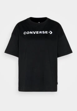 Converse Oversized Wordmark - Basic T-Shirt - Black 10 Converse Oversized Wordmark - Basic T-Shirt - Black -Converse Store 821f382ad32441e8a15acdef5718cba4