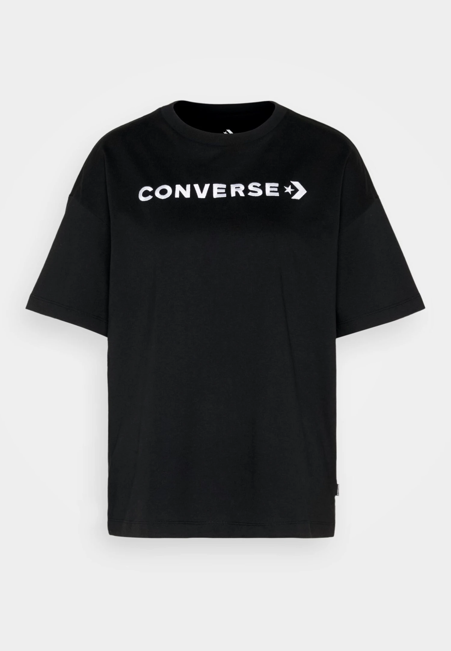 Converse Oversized Wordmark - Basic T-Shirt - Black 5 Converse Oversized Wordmark - Basic T-Shirt - Black - Image 5