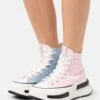 Converse Run Star Legacy Fashion - High-Top Trainers - Ocean Retreat/Sunrise Pink