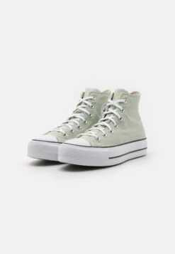 Converse Chuck Taylor All Star Lift Platform Seasonal Color - High-Top Trainers - Summit Sage/White/Black -Converse Store 8387bdc4c889454d8b02db60da3446df