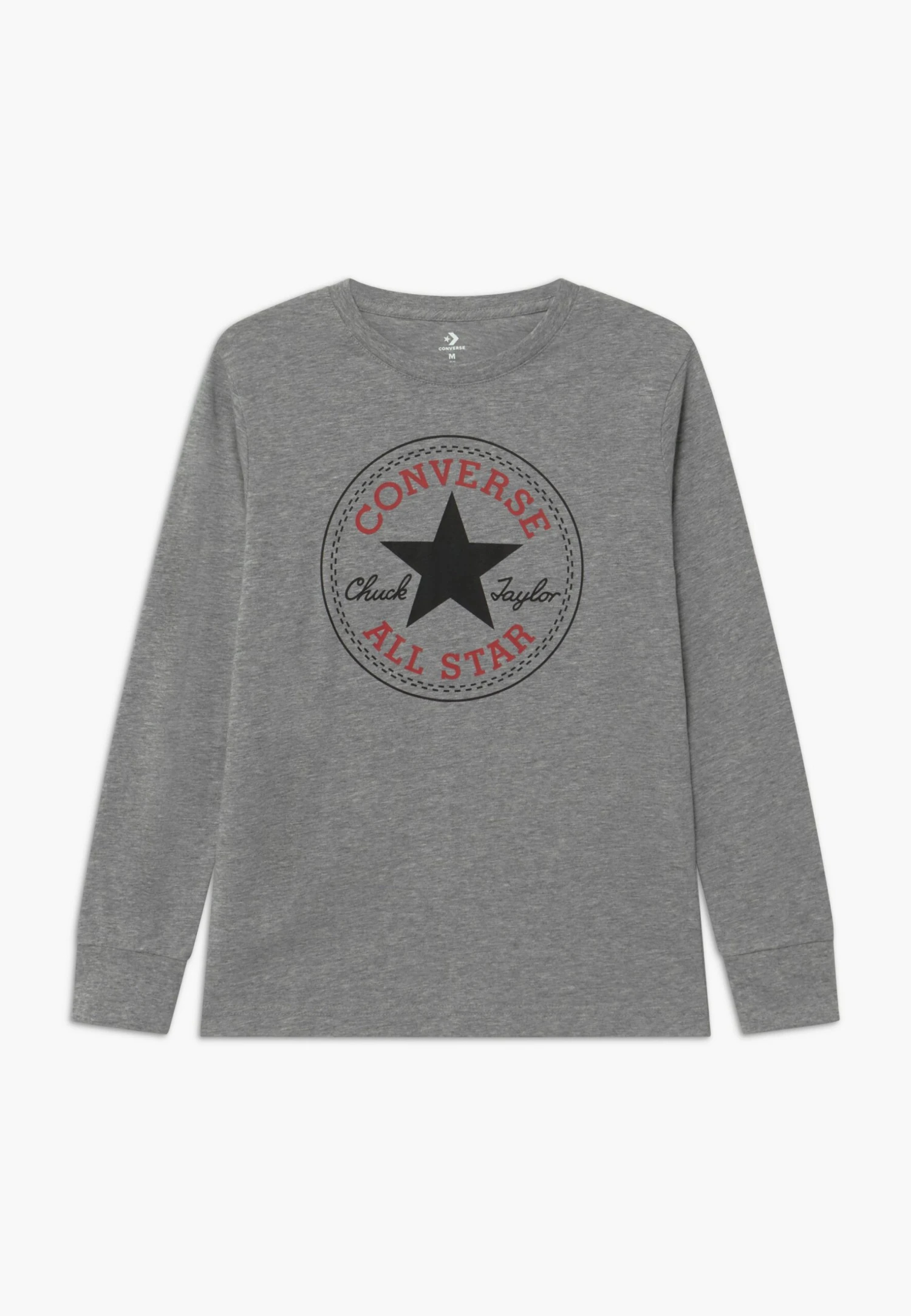 Converse Chuck Patch Long Sleeve Tee Unisex - Long Sleeved Top - Grey 1 Converse Chuck Patch Long Sleeve Tee Unisex - Long Sleeved Top - Grey