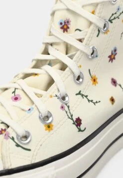 Converse CHUCK TAYLOR ALL STAR LIFT - High-top Trainers - Egret/vintage White/black -Converse Store 854388205dd543b4932c1a980dc88cc4