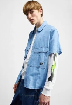 Converse Short Sleeve - Shirt - Light Retro Blue