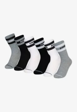 WORDMARK CREW UNISEX 6 PACK - Socks - Converse Pink -Converse Store 87faf84e82ec4deda37d45bec84e5544