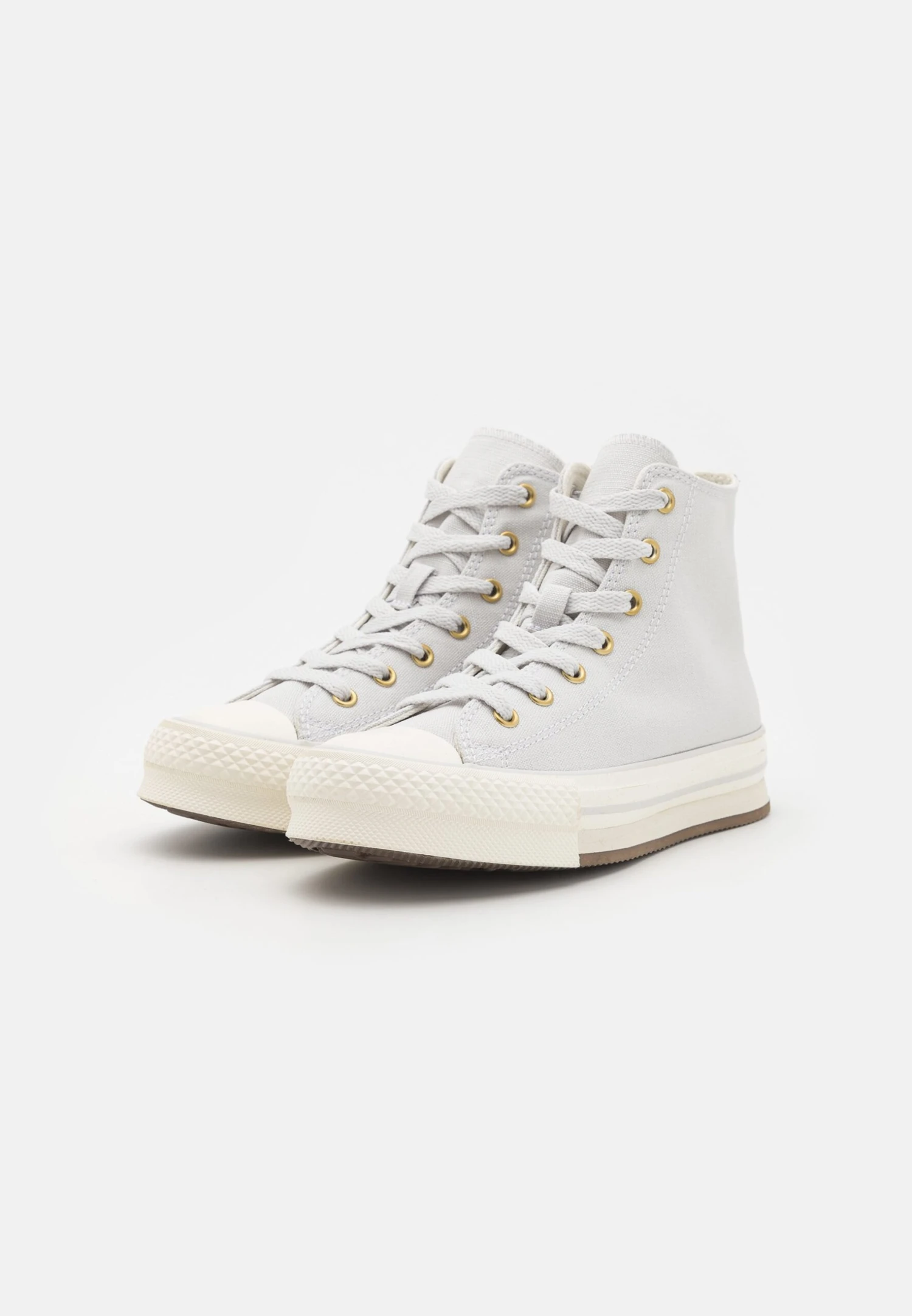 Converse CHUCK TAYLOR ALL STAR LIFT PLATFORM UNISEX - High-top Trainers - Barely Grey/egret/gold 2 Converse CHUCK TAYLOR ALL STAR LIFT PLATFORM UNISEX - High-top Trainers - Barely Grey/egret/gold - Image 2