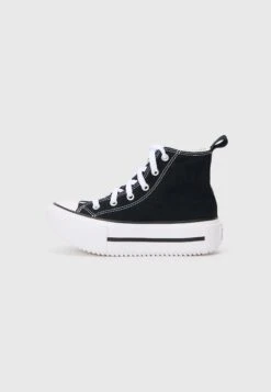 Converse CHUCK TAYLOR ALL STAR LIFT DOUBLE STACK - High-top Trainers - Black/white/egret