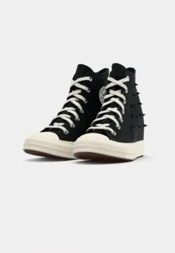 Converse CHUCK TAYLOR ALL STAR WEDGE - High-top Trainers - Black/egret/brown -Converse Store 8b69ad66047340b7bb237725a87b8443