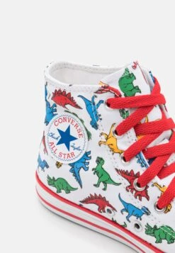 Converse Chuck Taylor All Star Dinosaurs Unisex - High-Top Trainers - White/Enamel Red/Totally Blue -Converse Store 8d1feaae343d4defabc0277db43a98e6