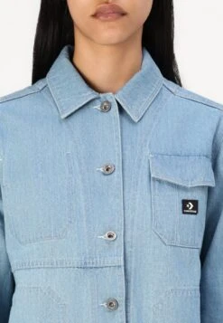 Converse CHORE COAT - Denim Jacket - Light Beach Wash -Converse Store 8d9da3c2c5f34ca981b90beea0b6561d