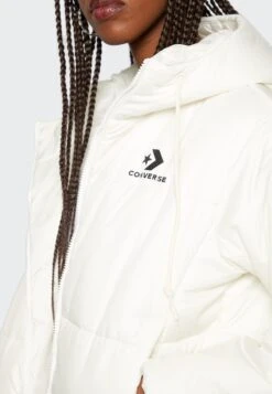 Converse Short Puffer Jacket - Winter Jacket - Egret -Converse Store 8fa6bfad2027445a9ca5dad4decb50ba