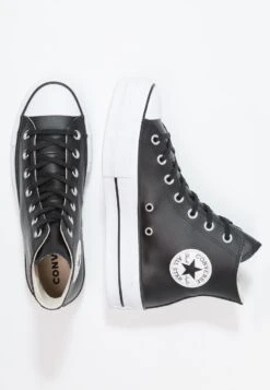 Converse Chuck Taylor All Star Lift Clean - High-Top Trainers - Black/White -Converse Store 9091fbefb2144c5e922374e8f5be9ea0