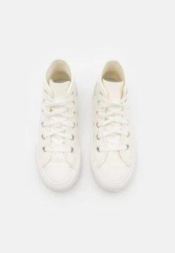 Converse Chuck Taylor All Star Lift Unisex - High-Top Trainers - Egret/Vintage White/Peach Dream -Converse Store 916bb06e6eb744358cddd7cd7a654908