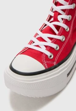 Converse CHUCK TAYLOR ALL STAR DOUBLE STACK - High-top Trainers - Red/black/white -Converse Store 989dea6e47774bb9a51732139b17d14b
