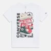 Converse APPLE STACK TEE - Print T-shirt - White