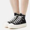 Converse Chuck Taylor All Star Lift - High-Top Trainers - Black/Egret/Light Gold