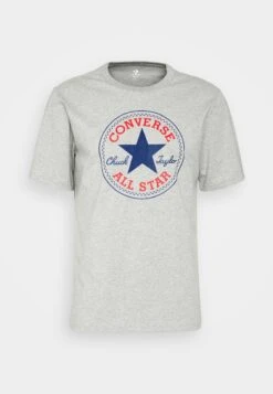 Converse Go To All Star Patch Logo Unisex - Print T-Shirt - Vintage Grey Heather -Converse Store 9acc5fd83fe14be9aec60068323cc634