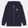 Converse Chest Unisex - Zip-Up Sweatshirt - Obsidian