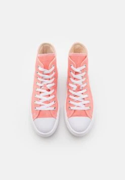 Converse Chuck Taylor All Star Move Platform Seasonal Color - High-Top Trainers - Lawn Flamingo/White -Converse Store 9b6ae8d190704b24bb1e5c781405a059