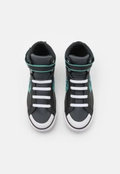 Converse Pro Blaze Strap Easy-On Varsity Club Unisex - High-Top Trainers - Black/Algae Coast/White -Converse Store 9c4153e783034b66b7b41c815ba782fe