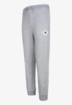 Converse SIGNATURE CHUCK PATCH JOGGER - Tracksuit Bottoms - Dark Grey Heather/black