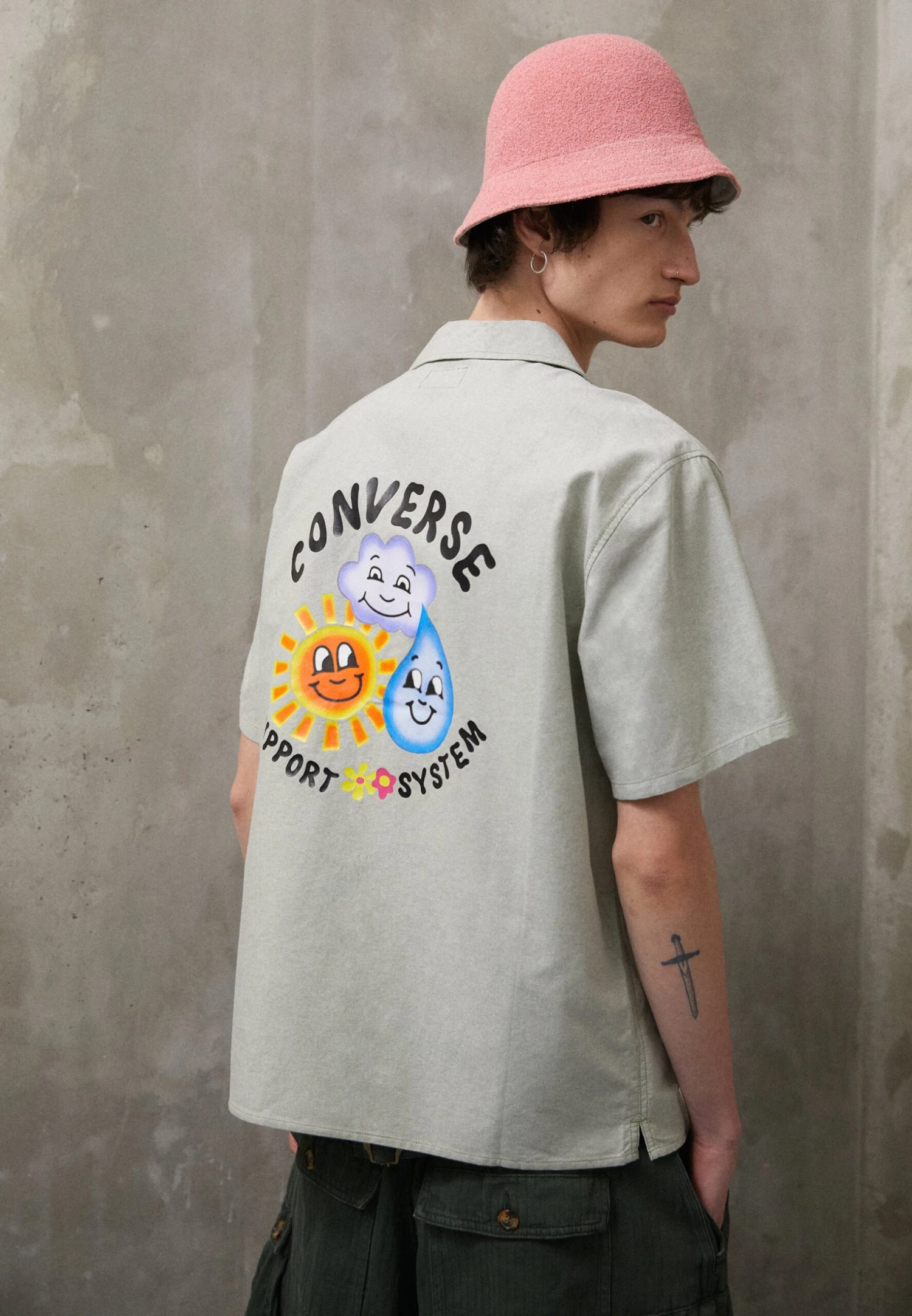 Converse Weather System Button Up - Shirt - Alligator Friend 1 Converse Weather System Button Up - Shirt - Alligator Friend