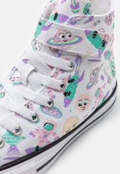 Converse Chuck Taylor All Star Easy On Galactic Gal - High-Top Trainers - White/Cyber Teal/Sunrise Pink -Converse Store 9f8ba2037ae447b9a8689d881f08f49c