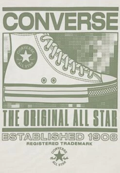 Converse STATIC BACKGROUND - Print T-shirt - Egret -Converse Store 9ffde49f884e44e6999004827fe51dde