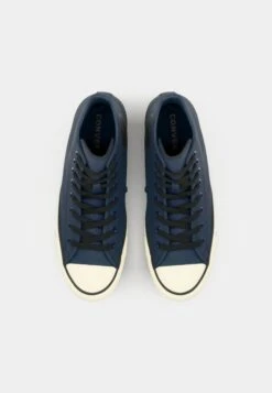 Converse CHUCK TAYLOR ALL STAR UNISEX - High-top Trainers - Navy/black/egret -Converse Store a48cd6b5a28f458a887736f6cd082319