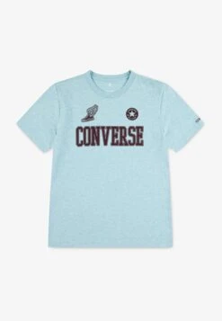 Converse Print T-shirt - Deja Blue Heather