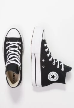 Converse Chuck Taylor All Star Lift - High-Top Trainers - Black/White -Converse Store a525d06f1596434bbdc794f0b2898586