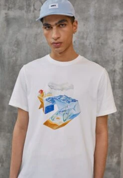 Converse Star Chevron Ocean - Print T-Shirt - White
