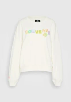 Converse Heavyweight Graphic Crew - Sweatshirt - Egret -Converse Store a699d25e35d944e1ab41235e1e68888f