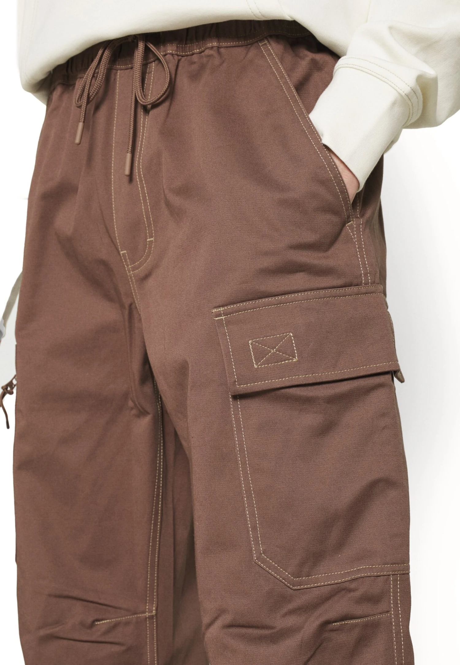 Converse Star Chevron Pant - Cargo Trousers - Squirrel Friend 7 Converse Star Chevron Pant - Cargo Trousers - Squirrel Friend - Image 7