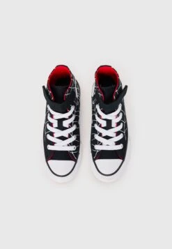 Converse CHUCK TAYLOR ALL STAR UNISEX - High-top Trainers - Black/white/red -Converse Store a7bef5574222434fb3f9dd7efc03201a