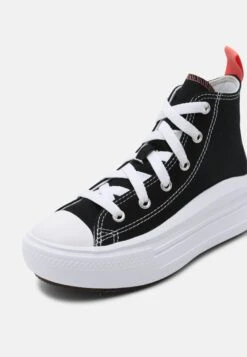 Converse Chuck Taylor All Star Move Color Pop - High-Top Trainers - Black/Pink Salt/White -Converse Store a82e751a25ea4edba33a166e623a2baf