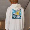 Converse Comic Hoodie - Sweatshirt - Egret