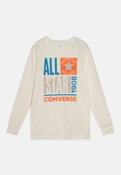 Converse All Star Stackup Tee Unisex - Long Sleeved Top - Egret
