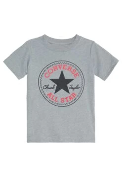 Converse Core Chuck Patch Tee- Print T-Shirt - Dark Grey Heather -Converse Store af3894c3b1794939b26832f057118cbe