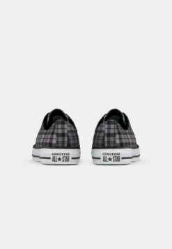 Converse CHUCK TAYLOR ALL STAR PLAID - Trainers - Black/altitude Lilac/white -Converse Store b08092d297114bd1b881f183b63fa142