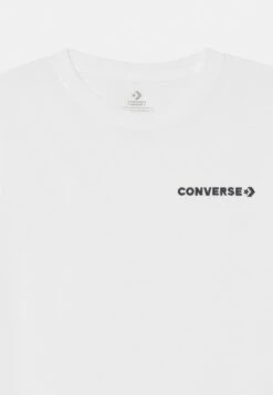 Converse Chest Hit Strip Tee - Basic T-Shirt - White -Converse Store b0bde8b0d9624cc1ba01418eacc40855