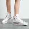 Converse CHUCK TAYLOR ALL STAR LIFT PLATFORM - High-top Trainers - White/natural Ivory/black